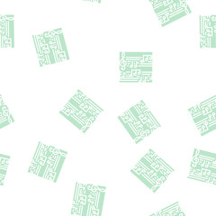 Fototapeta premium melody music vector glyph seamless pattern melody music sign illustration