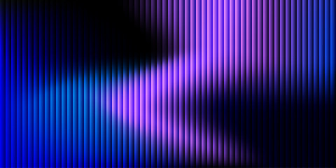 Obraz premium Abstract background featuring vertical bars with smooth vibrant purple and deep blue gradients creating modern digital wallpaper design concept suitable for presentation screen savers or web UI layout
