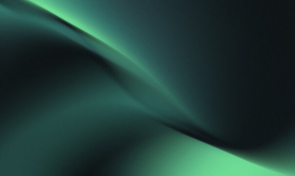 green gradient background diagonally flowing curved shapes and a very smooth texture with a slight grain effect