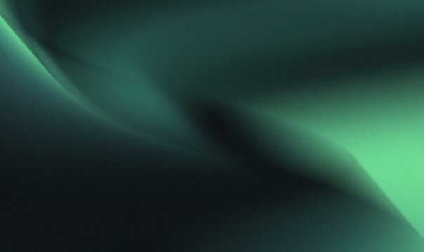 green gradient background diagonally flowing curved shapes and a very smooth texture with a slight grain effect
