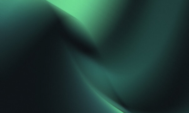 green gradient background diagonally flowing curved shapes and a very smooth texture with a slight grain effect