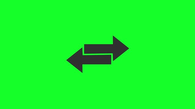 Opposing arrow icon, indicating a swap with an animation.