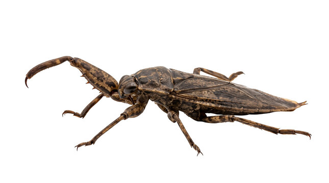 Giant water bug toe biter Insect, transparent, png, isolated white isolated on transparent background png
