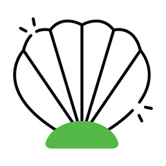 Modern design icon of seashell  © Rabiya
