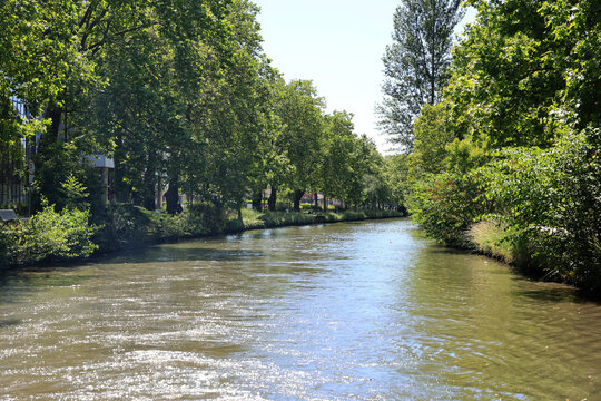 The Canal du Midi-Canal of the South-connects Toulouse with the Mediterranean Sea at S&egrave;te- The canal was completed in 1681