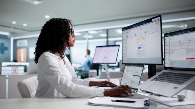 Healthcare Billing Specialist Managing Patient Claims