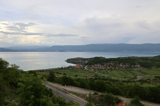 Lin is a fishing village on the western shore of Lake Ohrid in eastern Albania