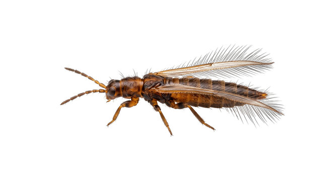 Thrips fringed wing pest Insect, transparent, png, isolated white isolated on transparent background png