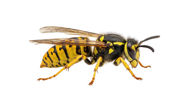 Yellowjacket wasp Insect, transparent, png, isolated white isolated on transparent background png