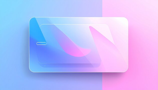 Abstract 3D rendered geometric cube with gradient lighting.