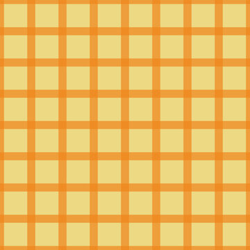 Yellow plaid endless pattern