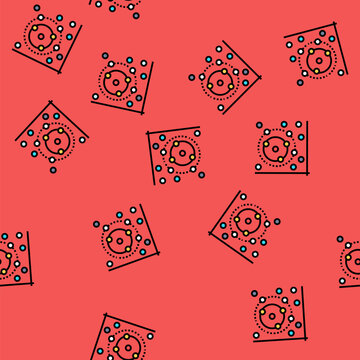 k nearest neighbors knn algorithm vector seamless pattern k nearest neighbors knn algorithm sign illustration