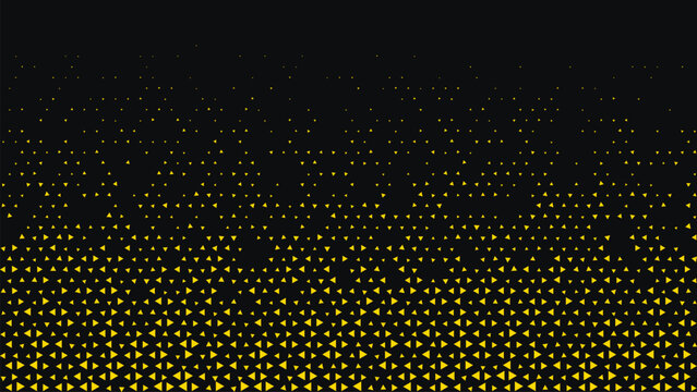 Triangle Shatter Fade Cyber Gold Obsidian Background