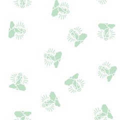 Obraz premium god christianity vector glyph seamless pattern god christianity sign illustration