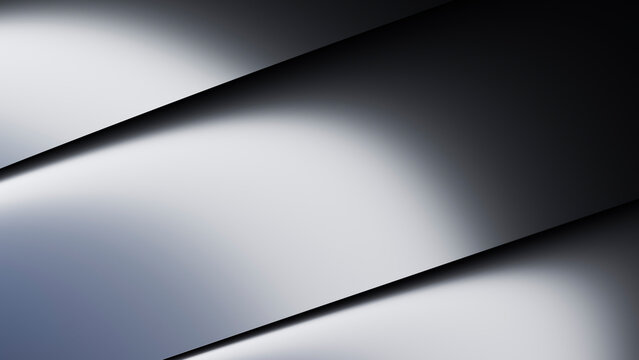Abstract metallic background with sharp diagonal lines and shadow