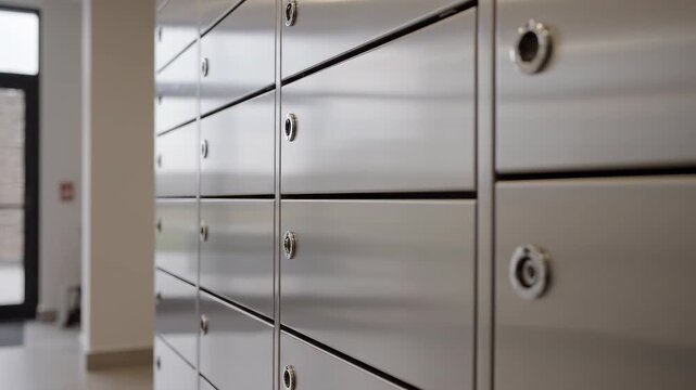 Smart Parcel Locker Door Closing