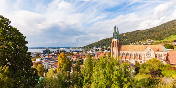 Austria, Vorarlberg, Bregenz, Lake Constance, Church of the Sacred Heart