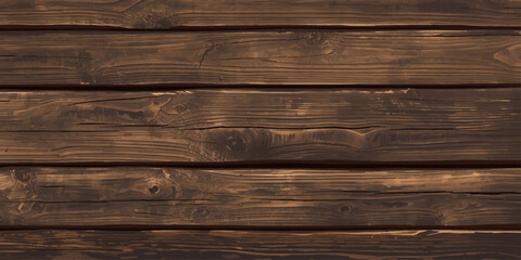 Obraz premium Old Weathered Wood Texture Background with Rustic Brown Wooden Planks Surface Pattern and Natural Timber Wall Design for Vintage Material Backdrop