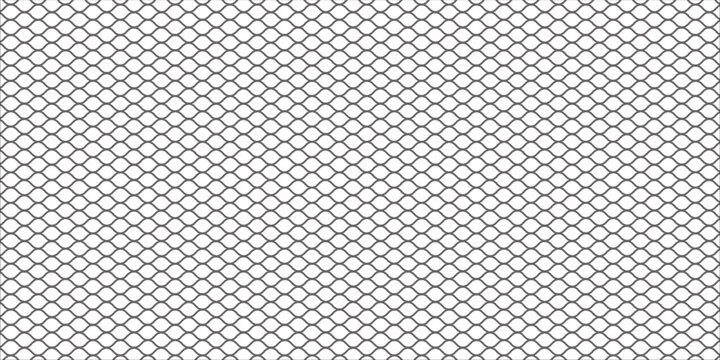 Soccer net pattern texture, football goal grid background. Basketball net or hockey mesh pattern, metal cage wire bg, fishnet grid vector illustration
