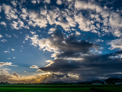 Wild sky over Murwillumbah