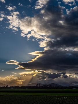 Wild sky over Murwillumbah