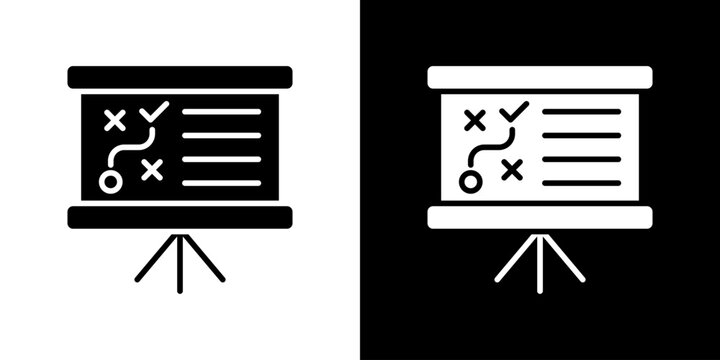 Board Icon Sheet Black And White