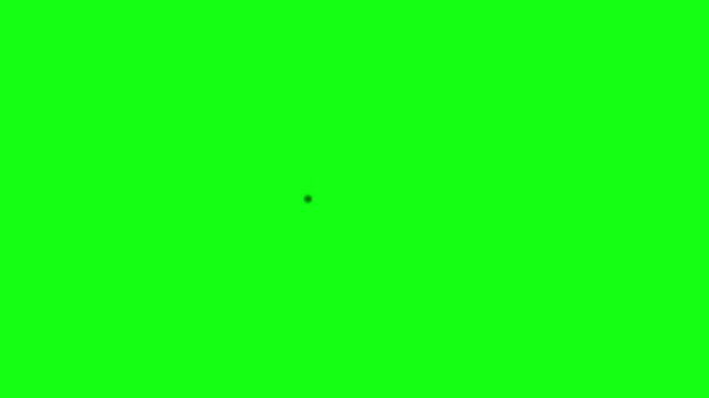 Minimalist loading dots animation on green screen, three pulsing black circles for ui ux