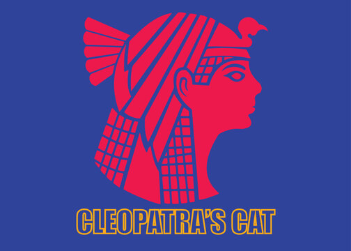 Cleopatra's Greek Ancient Beauty Symbols Vector