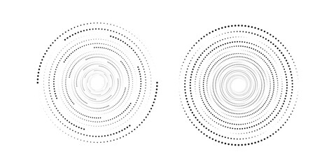 dots circle lines. Modern Circular radiating lines geometric element. good nice illustrations © CAHYADIANTORO
