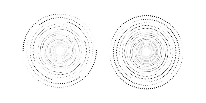 dots circle lines. Modern Circular radiating lines geometric element. good nice illustrations