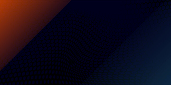 Abstract geometric dark blue and orange square theme overlap background modern simple nice good