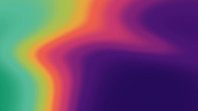 Colorful fluid gradient waves flowing in a seamless loop