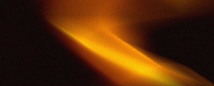 Radiant Amber Orange Curve Glow Grain Texture Gradient Background for Warm Lifestyle and Energy Brand Design