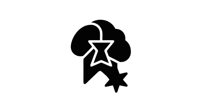 Official Adobe Spark Post Symbol Black Vector Icon for Creative Content Design and Social Media Branding