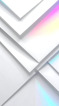 Geometric shapes with holographic effect.