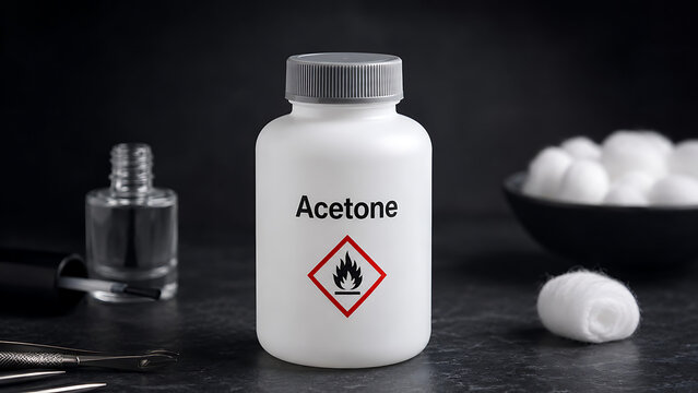 Compact Acetone Nail Polish Remover Bottle