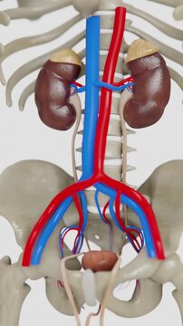 kidney formation animation | Kidney Disease Indication Video | kidney damage in Vertical Video
