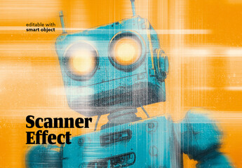 Scanner Photo Effect