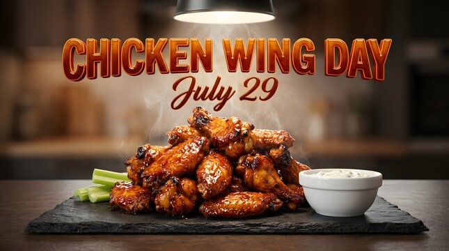 Chicken wings, food, restaurant, wing day, July 29, barbecue, appetizer