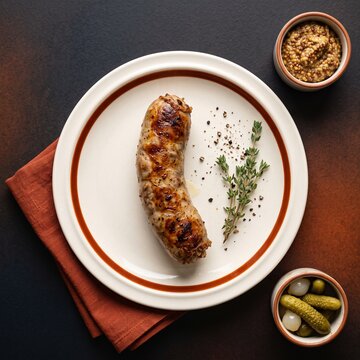 Andouillette: A Bold French Sausage Made From Pork Intestines, Seasoned With Wine, Onion, And Spices