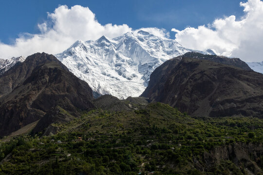 Mount Rakaposhi 7788m, Nagar Valley, Gilgit Baltistan, Pakistan