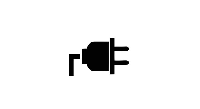 The plug is connected to the socket.