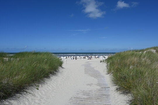 Weg am Strand von Spiekeroog
