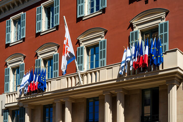 Obraz premium Rathaus in Nizza