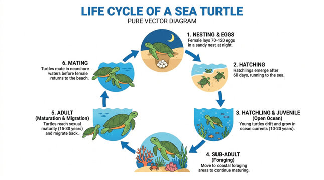 life cycle of a turtle 