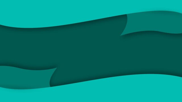 Abstract Teal Waves Background for Senior Healthcare and Wellness Presentations.