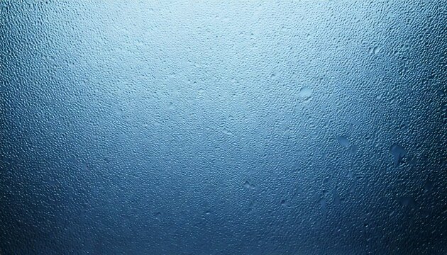 Water droplets and condensation on a refreshing blue surface