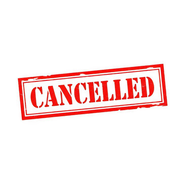 Red cancelled stamp
