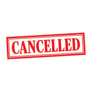 Red cancelled stamp