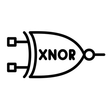 Logic Gate XNOR Icon